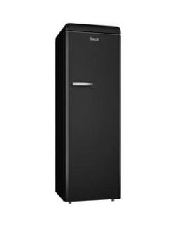 Swan Sr11050 60Cm Retro Tall Larder Fridge - Black